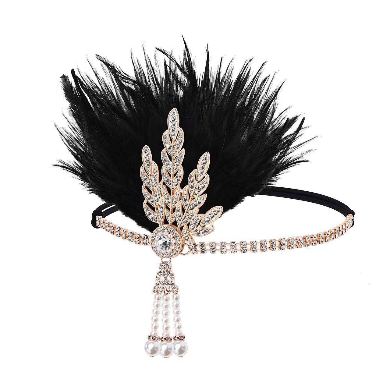 1920s Prom Party Feather Headband | 6010