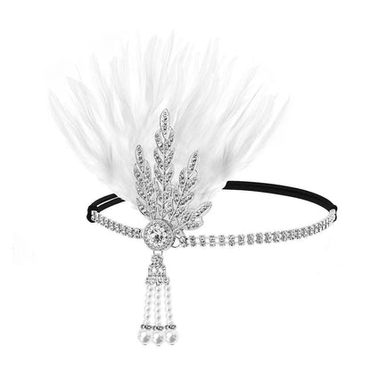 1920s Prom Party Feather Headband | 6010