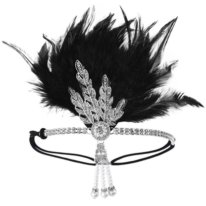 1920s Prom Party Feather Headband | 6010