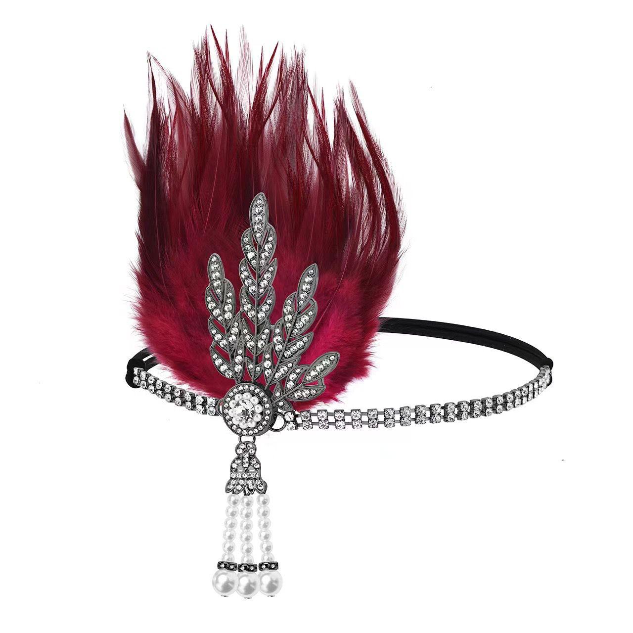 1920s Prom Party Feather Headband | 6010