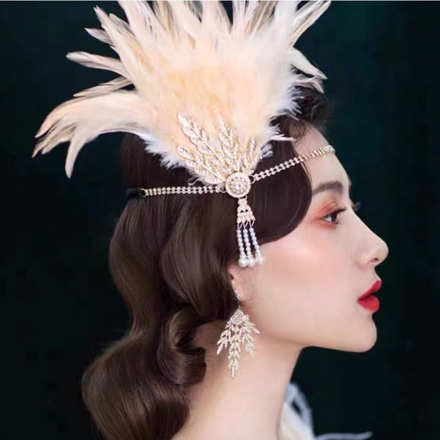 1920s Prom Party Feather Headband | 6010