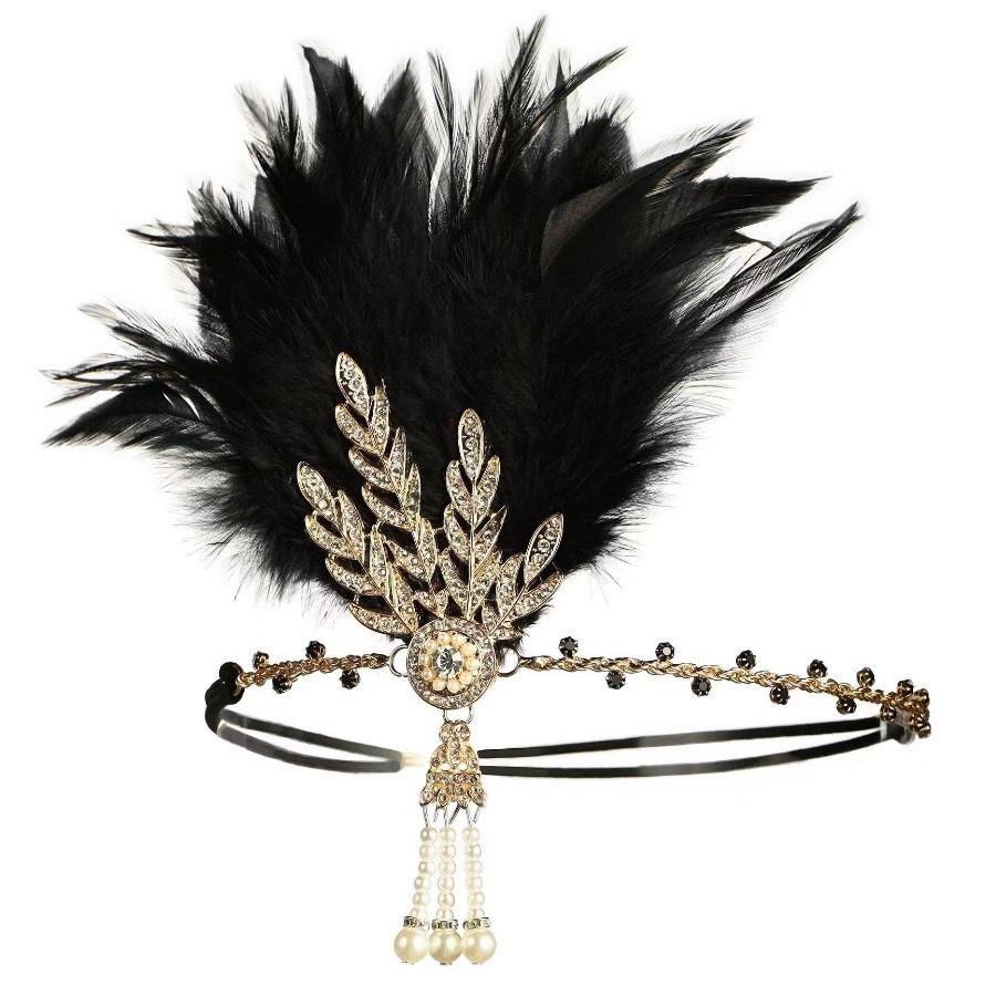 1920s Prom Party Feather Headband | 6011