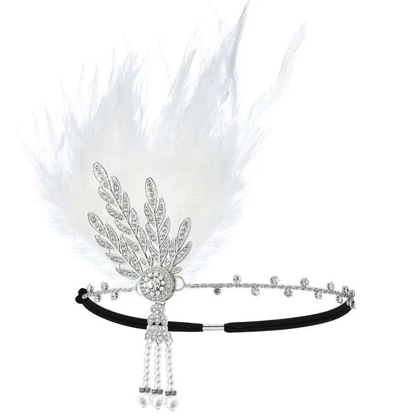 1920s Prom Party Feather Headband | 6011