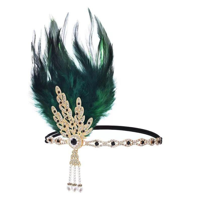 1920s Prom Party Feather Headband | 6012