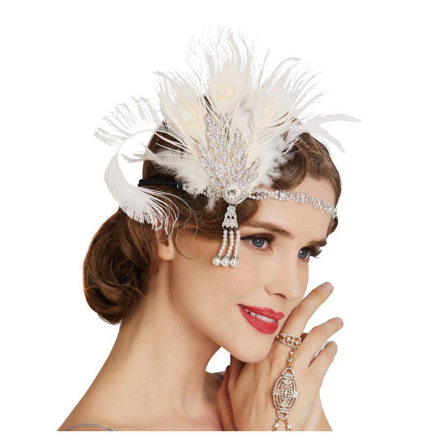 1920s Prom Party Feather Headband | 6012