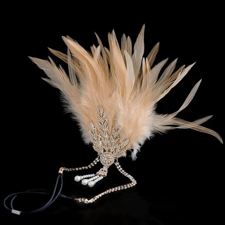 1920s Prom Party Feather Headband | 6010