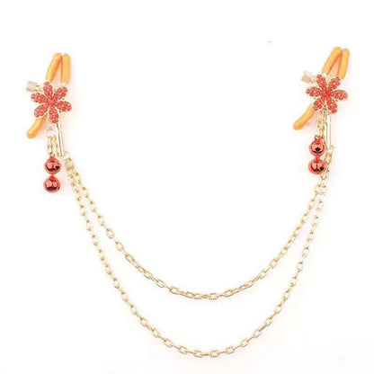 Premium Layered Chain Nipple Clamps
