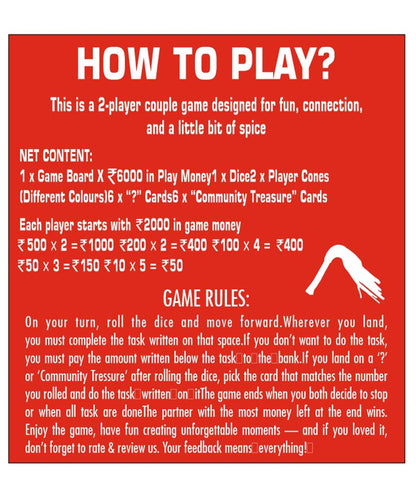 Indian Version Adultopoly Board Game