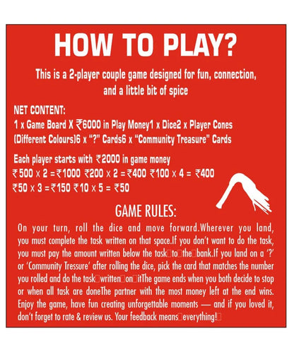 Indian Version Adultopoly Board Game