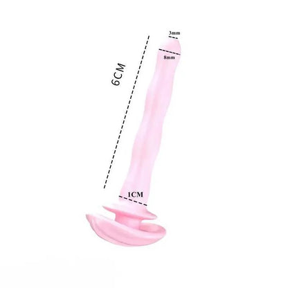 Crystal Silicone Head + 6 Resin Rings with Silicone Catheter Pipe Cobra Chasitity Cage