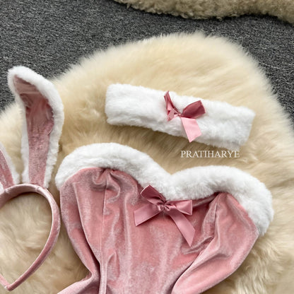 Velvet Bow Bunny Roleplay Dress