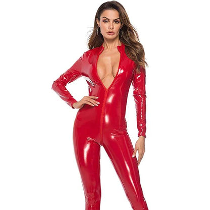 fashionable latex clothing women