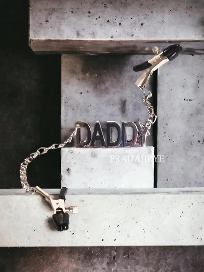 Unisex Bitch and Daddy Nipple Clamp set