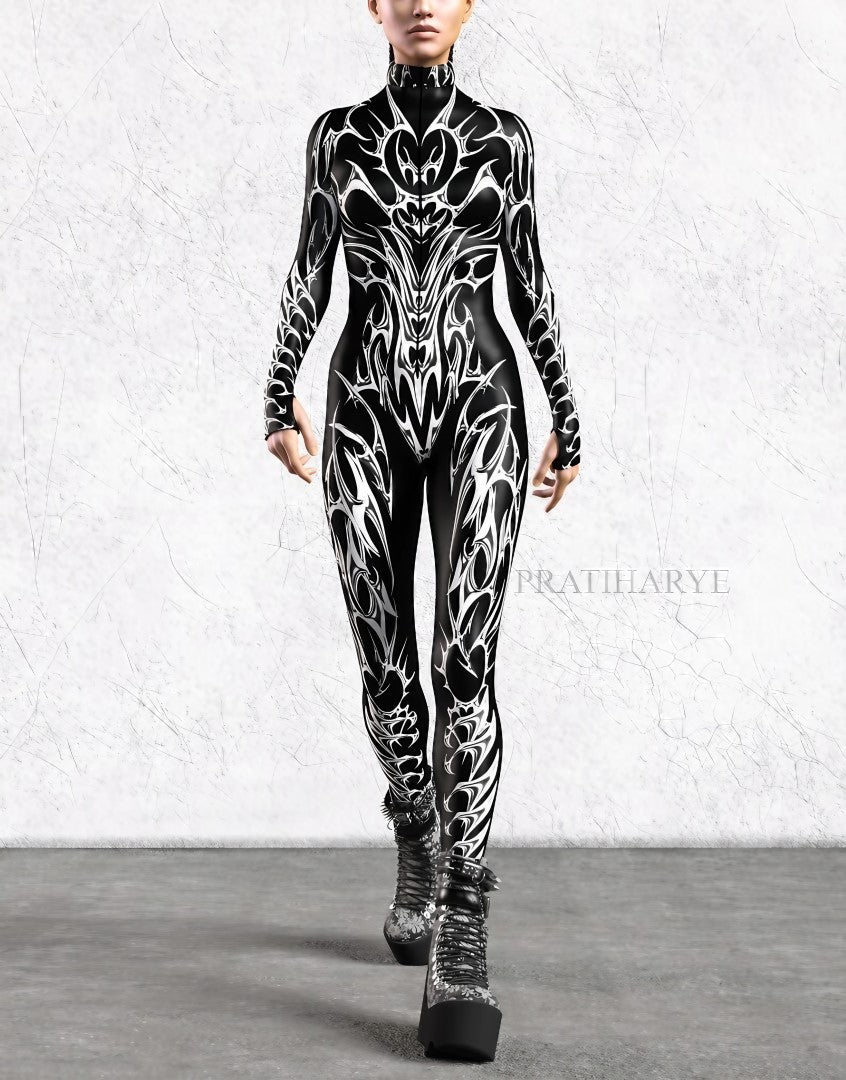 Alien 3D Printed Cosplay Jumpsuit