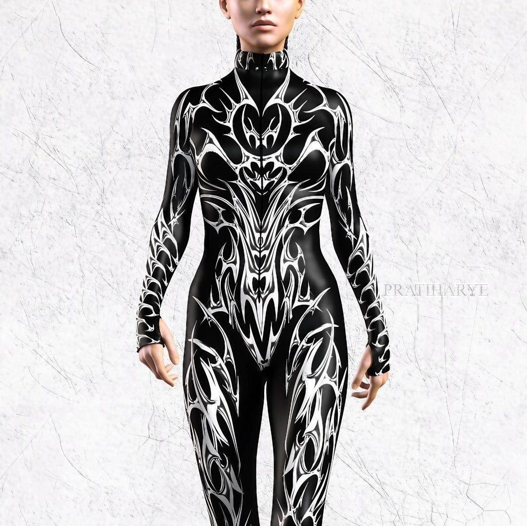 Alien 3D Printed Cosplay Jumpsuit