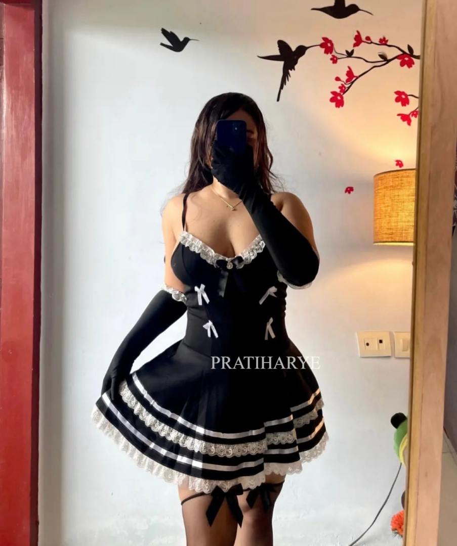 Skirt Maid Costume Set | Pratiharye