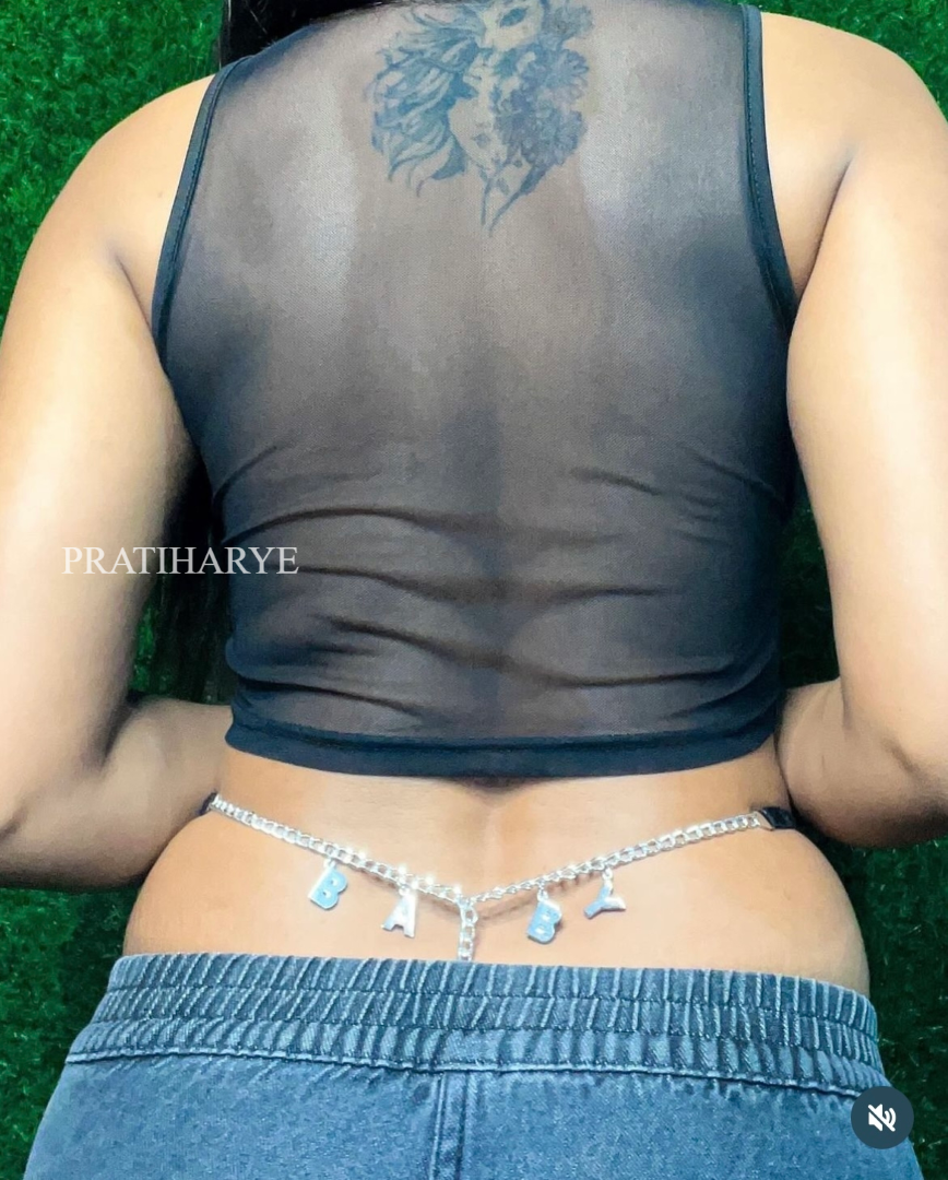 Trendy Hand Patch Crop Top | Pratiharye