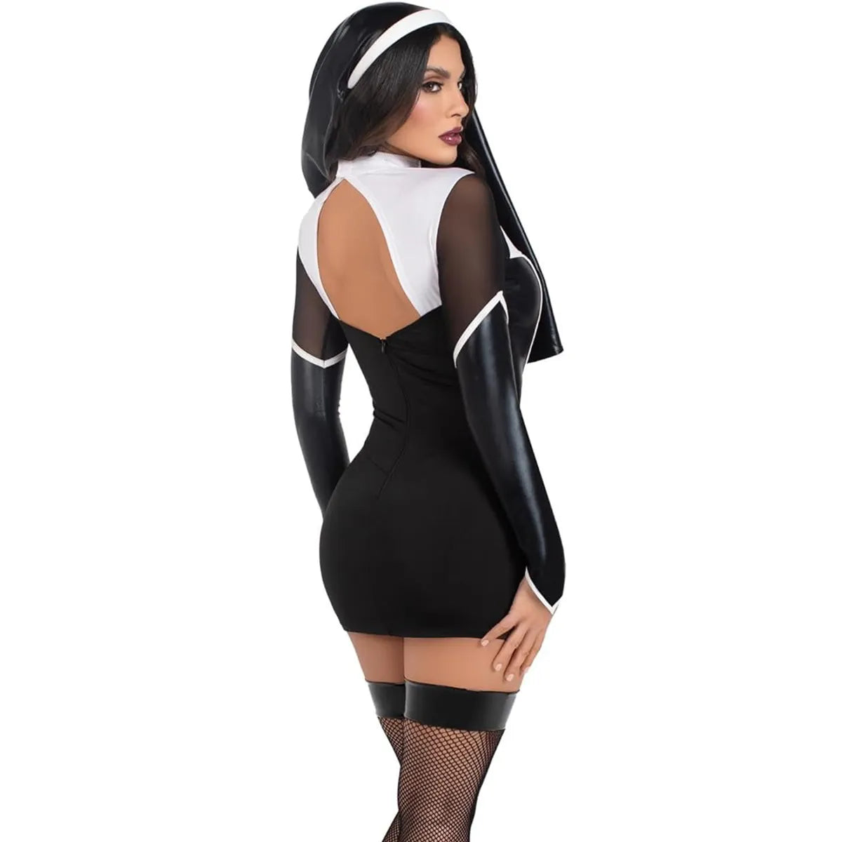 Sexy Lingerie Nun Roleplay Dress