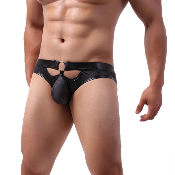 Latex Cut-Out Brief