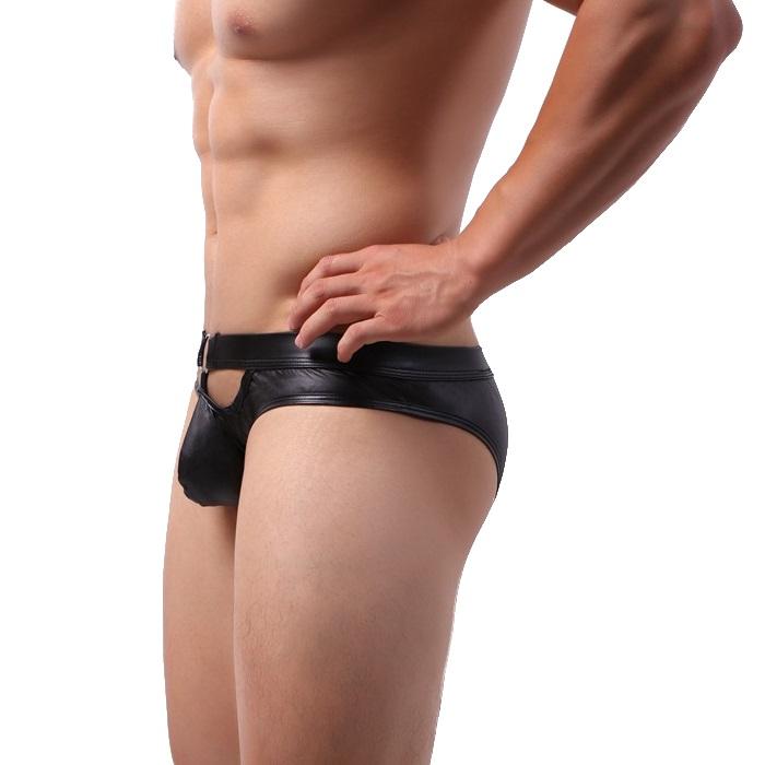 Latex Cut-Out Brief