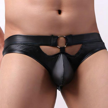 Latex Cut-Out Brief