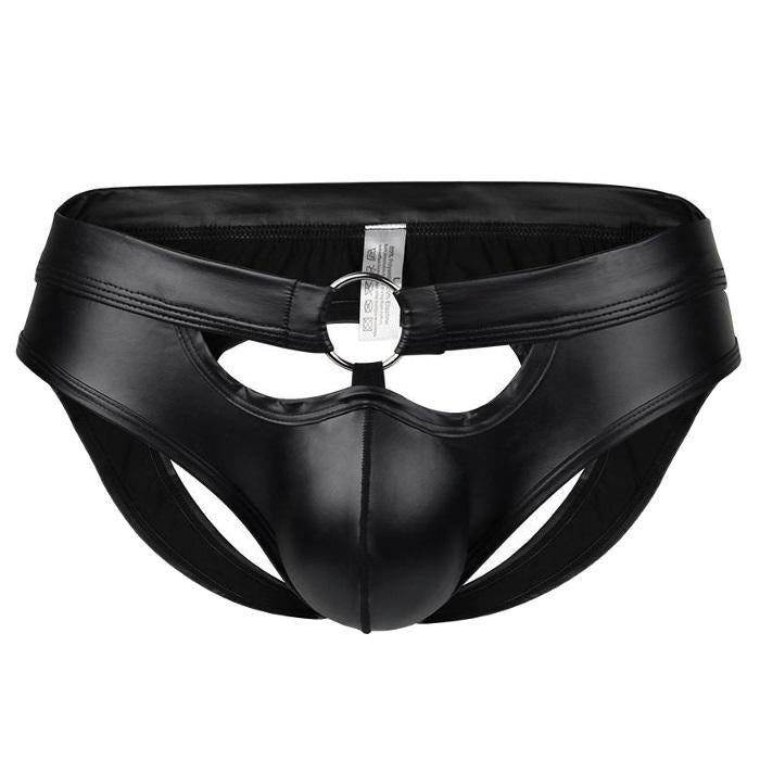 Latex Cut-Out Brief