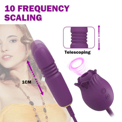 4 in 1 Vibrating Pleasure Adult Toy