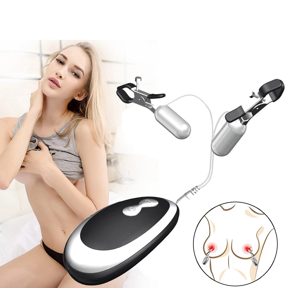 Vibrating Mouse Control Nipple Clamps