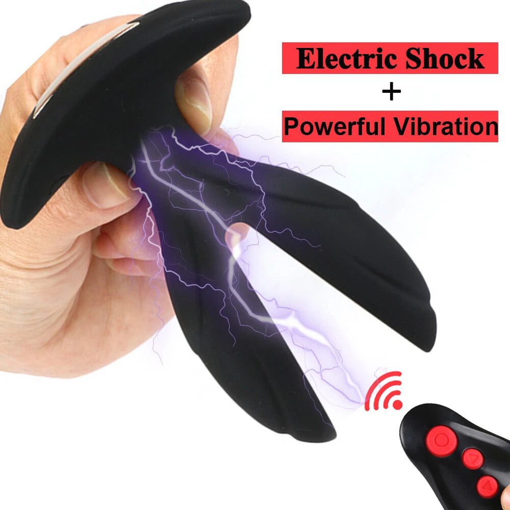 Silicone Wireless Twin Anal/Butt Plug Massager