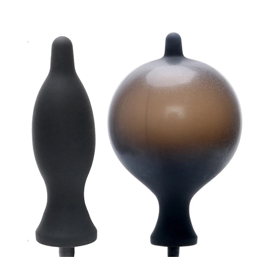 Inflatable Butt/Anal Plug with Hand Pump