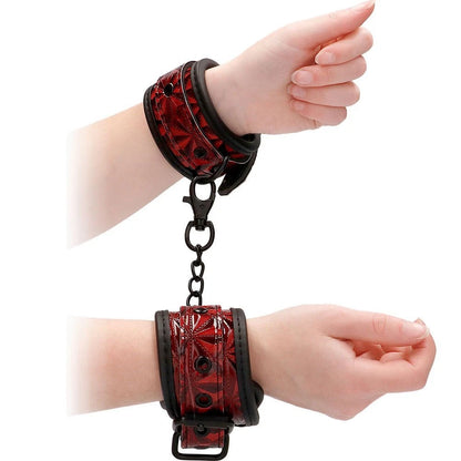 Premium Red and Black wrist cuffs