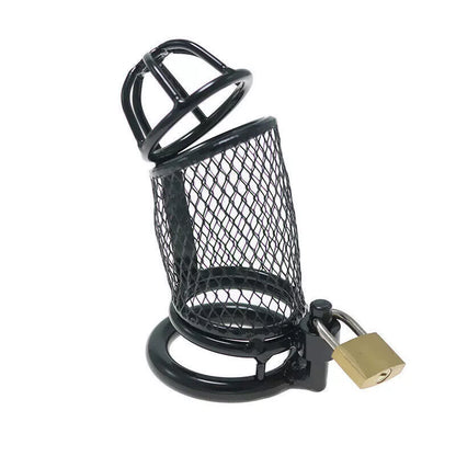 Mesh Design Stainless Steel Men Chasity Cage