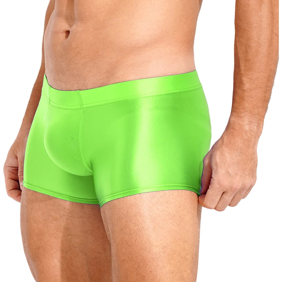 Men Comfortable Second Skin Glossy Brief