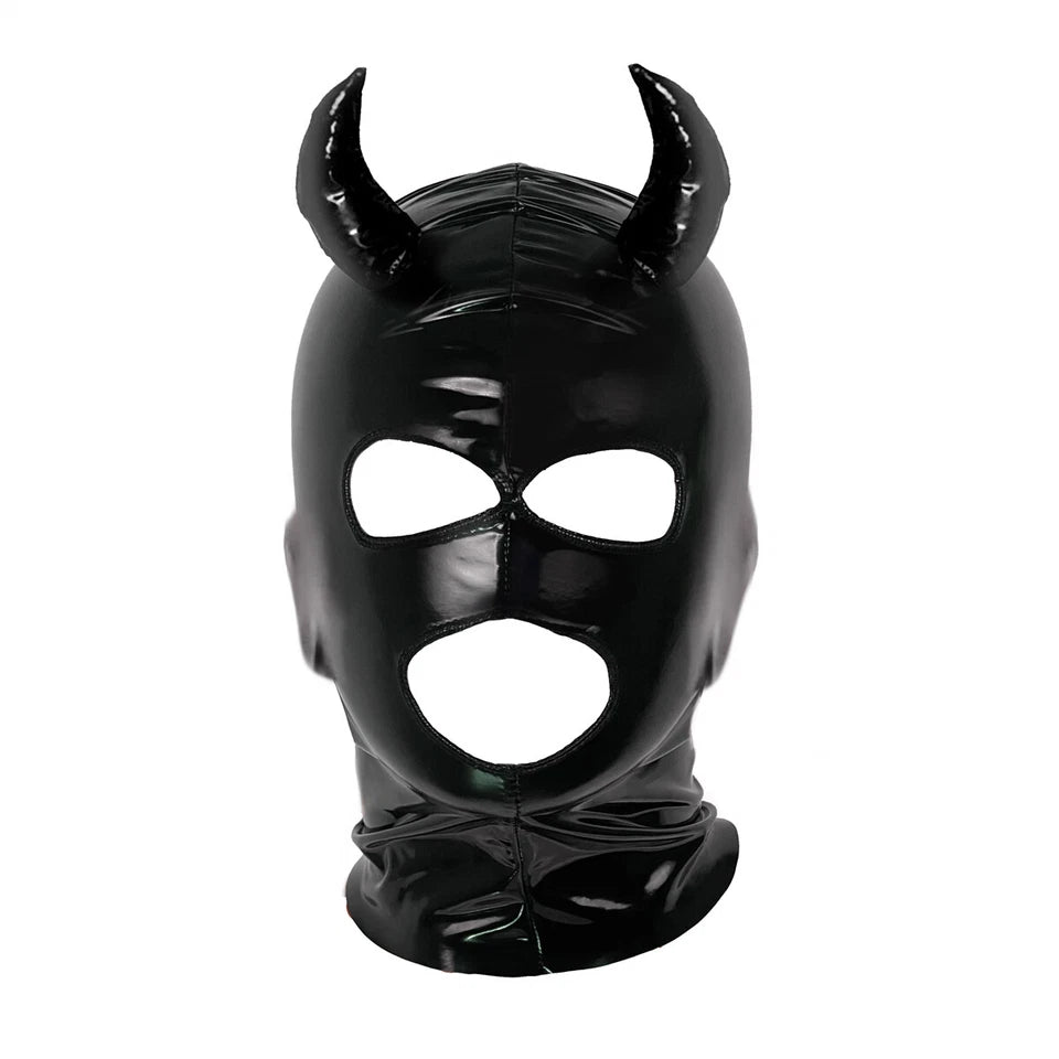 Men Latex Devil Latex Face mask