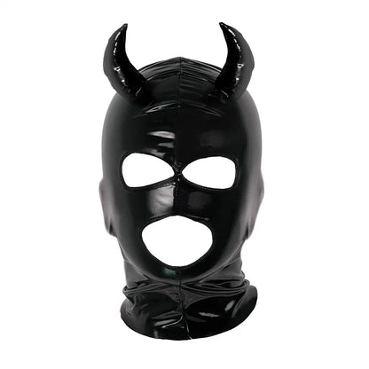 Men Latex Devil Latex Face mask