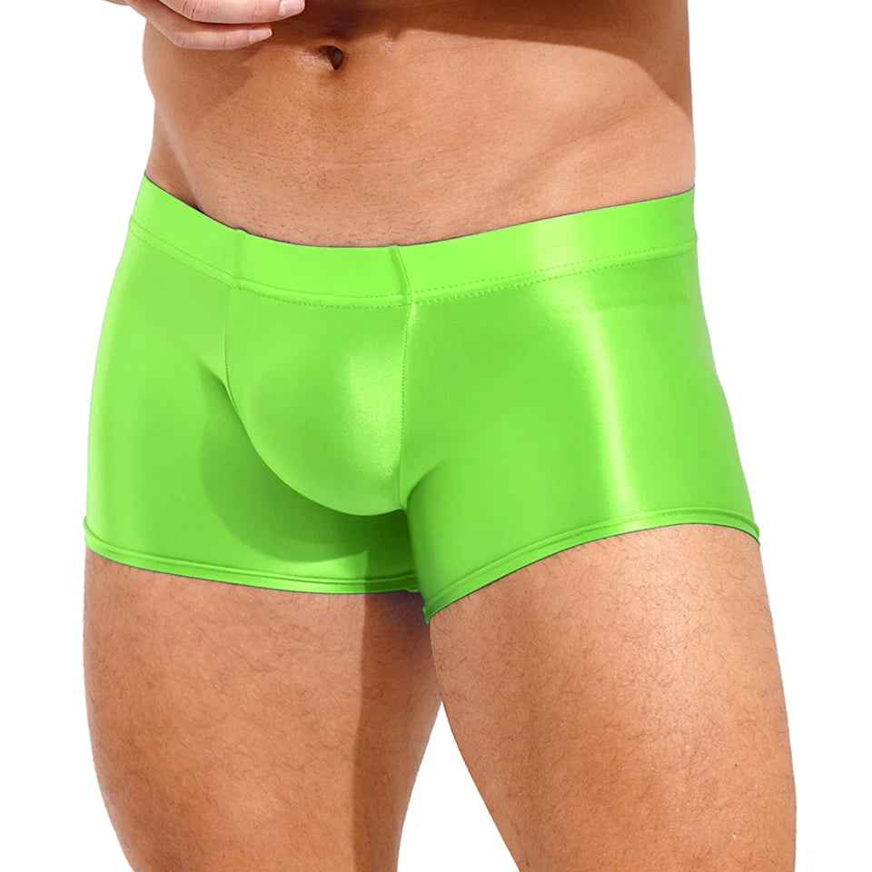 Men Comfortable Second Skin Glossy Brief