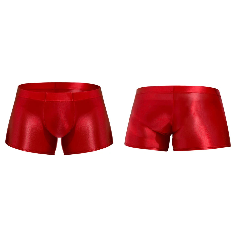 Men Comfortable Second Skin Glossy Brief