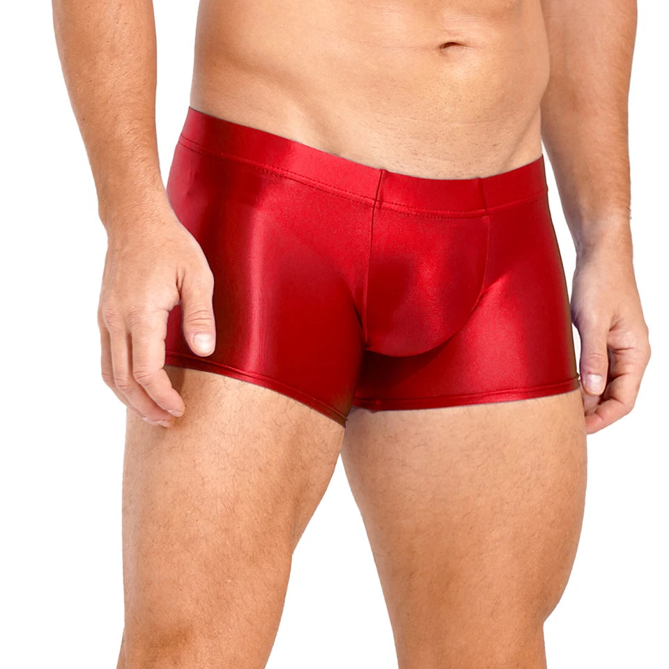 Men Comfortable Second Skin Glossy Brief