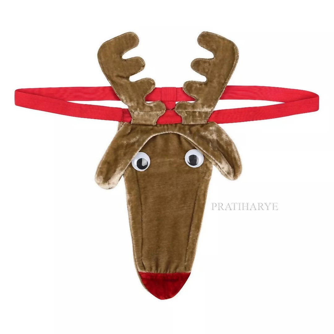 Men Pouch Deer Thong