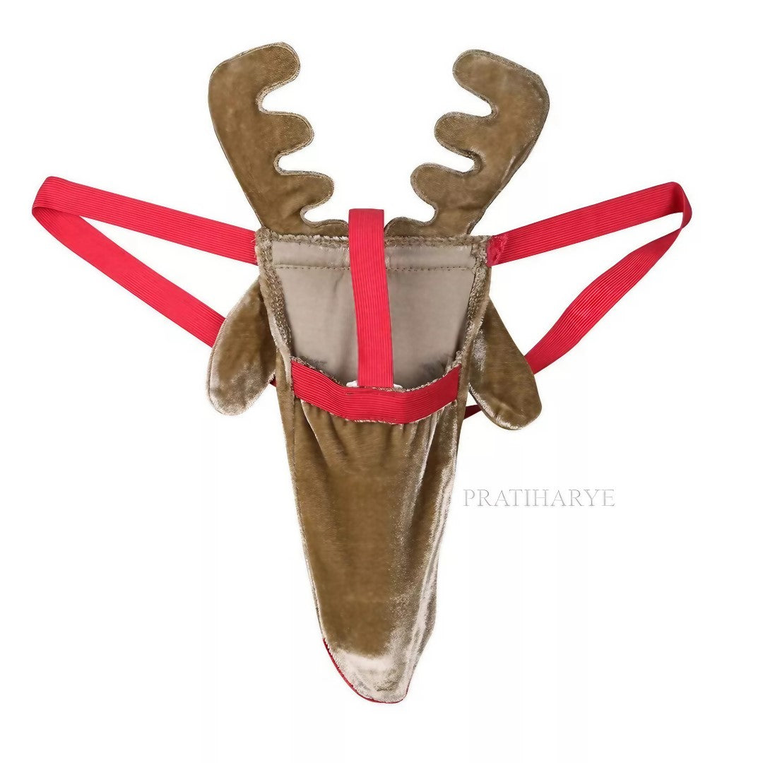 Men Pouch Deer Thong