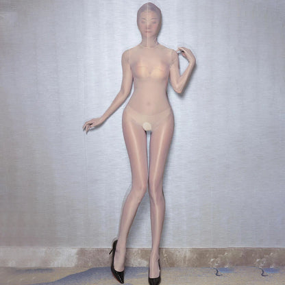Crotchless Full-Body Zentai Cover Suit