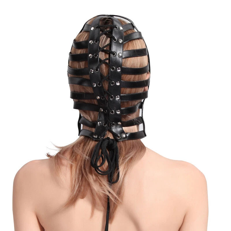 Pu Leather Head Harness Punk