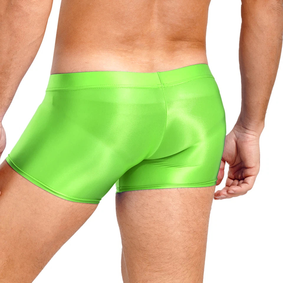 Men Comfortable Second Skin Glossy Brief
