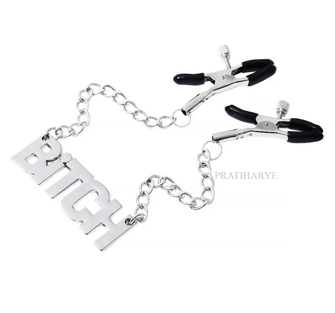 Unisex Bitch and Daddy Nipple Clamp set