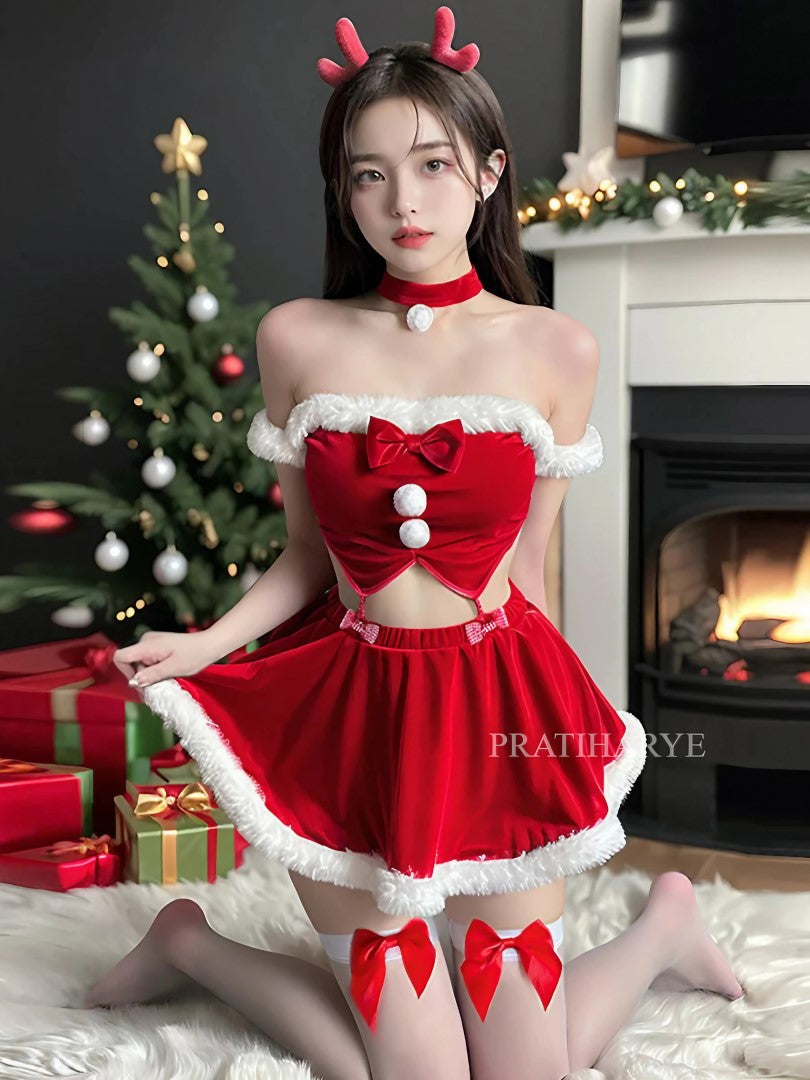 Velvet Christmas Roleplay Dress