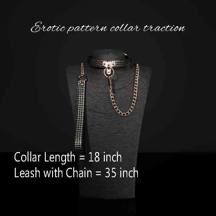 Neck Colour Chain Leash BDSM