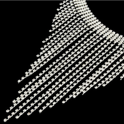 Midnight Dazzle Rhinestone Chain Thong