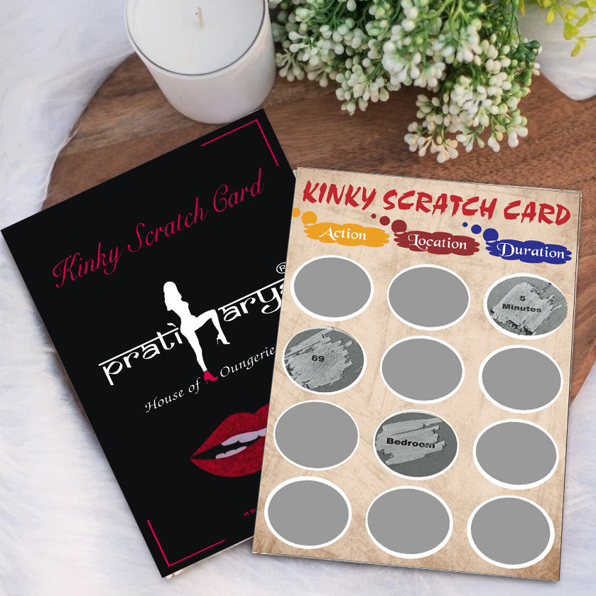 Kinky Scratch card game for adventours couple