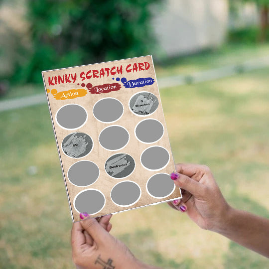 Kinky Scratch card game for adventours couple