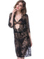 Pratiharye Knee Robe Babydoll - Nightwear/Night Robe with Bikini Set